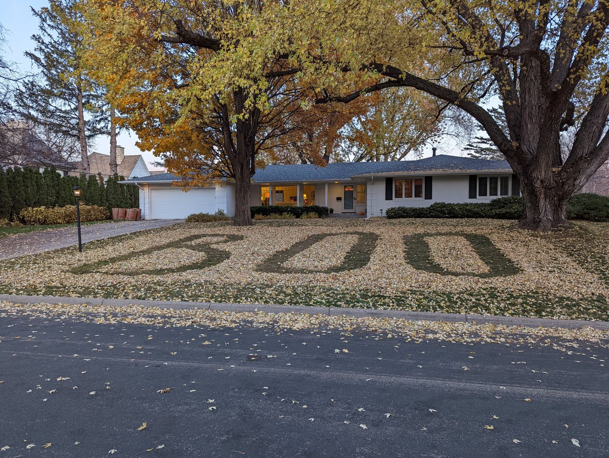 Hands down, the best halloween decorations I saw last night.