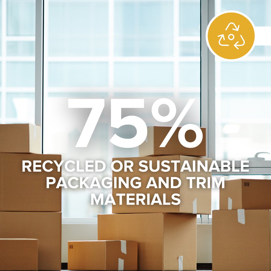 gildancorp's tweet photo. Gildan is continuously finding ways to work towards a circular future. This is why 75% of our packaging and trims specific to apparel SKUs will contain recycled or sustainable materials by 2027. #MakingApparelBetter #NextGenerationESG #GildanRespects https://t.co/fZHPiRmzW9