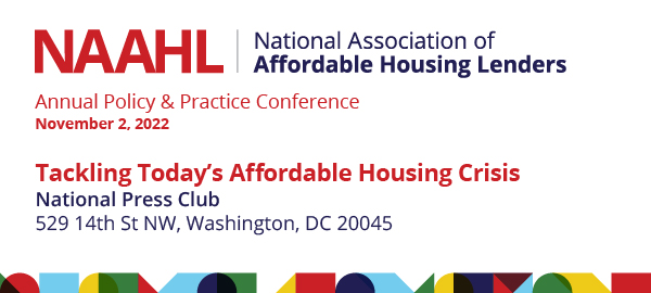 Our Annual Policy &amp; Practice Conference is SOLD OUT! We are excited to hear from experts and leaders in #affordablehousing finance and #communitydevelopment as we tackle today's affordable housing crisis!