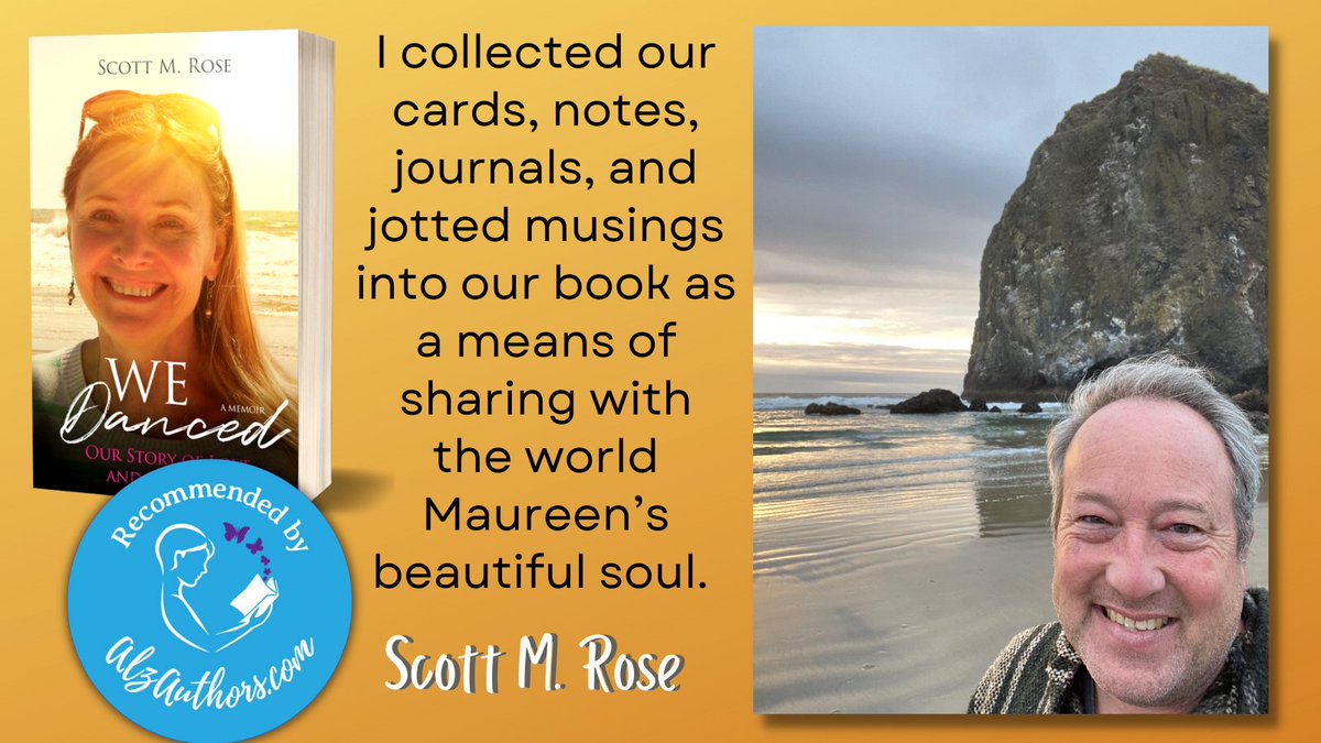 Have you seen this gorgeous book? This week, Scott Rose pours his spouse caregiver story out for us in 'We Danced: Our Story of Love and Dementia.' #dementia. alzauthors.com/2022/05/24/sco… #AlzAuthors