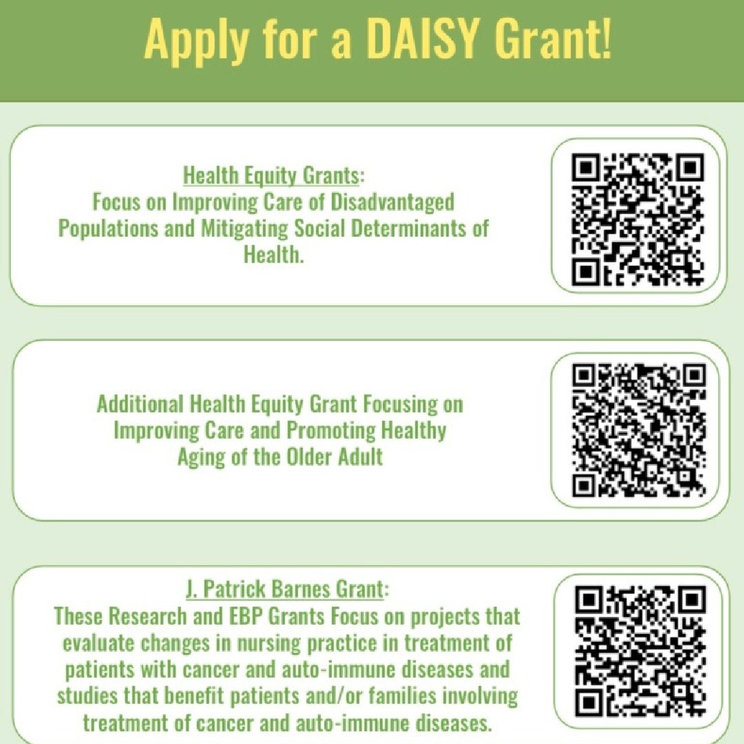 Daisy foundation on twitter applications for our various grant