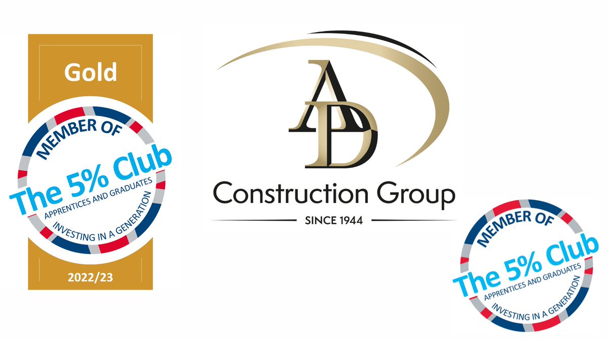 Congratulations to @AdConstruction9 on being awarded Gold membership of @5PercentClubUK