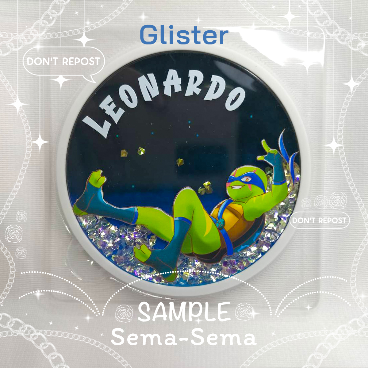 SemaSemaStudio's tweet photo. Leonardo's Night out coaster (Ceramic and Glitter).
✨🌟🌟🐢💙✨🌟✨✨
อันนึงไว้ดูอันนึงไว้ใช้ถถถถ
#RiseoftheTMNT #rottmnt #UnpauseROTTMNT #SaveRiseoftheTMNT #semasema #rottmntfanart #rottmntleo https://t.co/6rCfjlD85Q