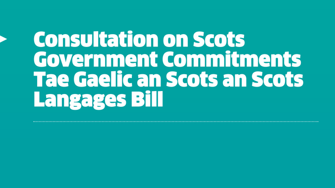 scotslanguage's tweet photo. The @scotgov consultation fir the Gaelic and Scots and Scottish Languages Bill closes on 17t Novemmer!
There a link tae the consultation page athin, an ye kin read the documents in Scots, Gaelic an Inglis ablow the airticle:
➡️ https://t.co/fzvo4jijr4
#LanguagesBill https://t.co/VcH8tRwtwq