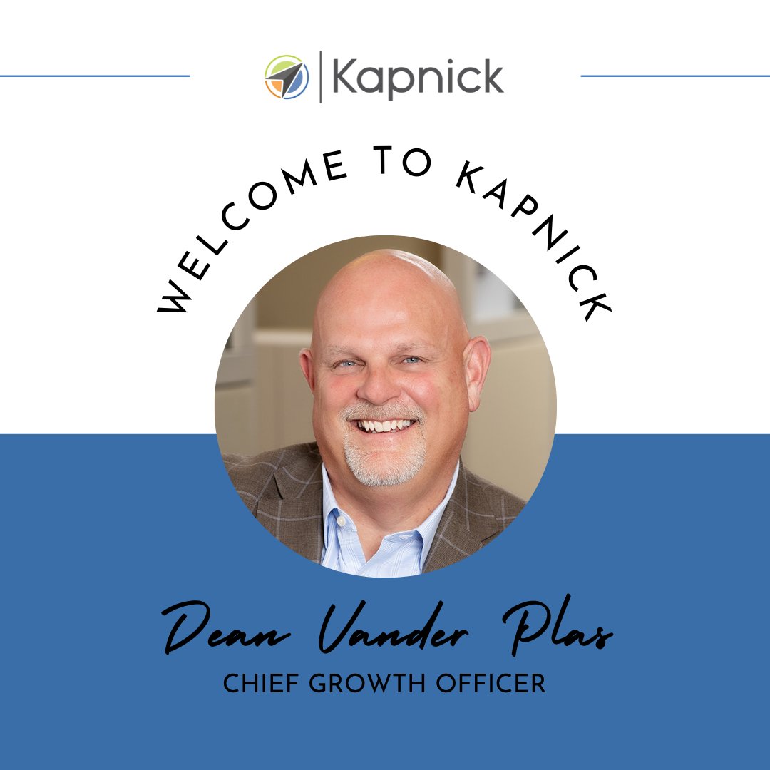 KapnickKIG's tweet photo. Our warmest welcome to Dean Vander Plas, who joins us in a brand-new role at Kapnick, Chief Growth Officer! 🎉

Learn more about Dean: https://t.co/3225ujMDVG https://t.co/20gDJmViEj