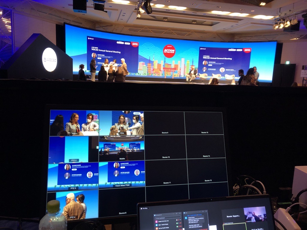 weare2Heads's tweet photo. We were so proud to support the @wbcsd Council meeting 2022 as it kicked off in Tokyo, the first ‘in person’ gathering since 2019.

#events #eventagency #liveevents #hybridevents #virtualevents #exhibitions #conferences #b2cevent #b2bevents #brandexperience #eventhivevx https://t.co/ZTnM0787db