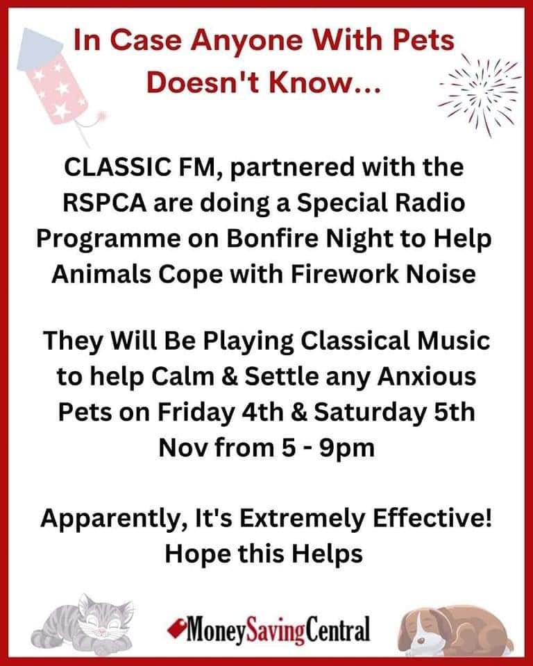 TheK9Angels's tweet photo. It's fireworks time and many of our fur babies don't like the noise. Calming music has helped a number of dogs already so please check out the notice below. And please RT to help more pups. Thank you! #KeepDogsSafe #AdoptDontShop https://t.co/WGCPkXYDdX