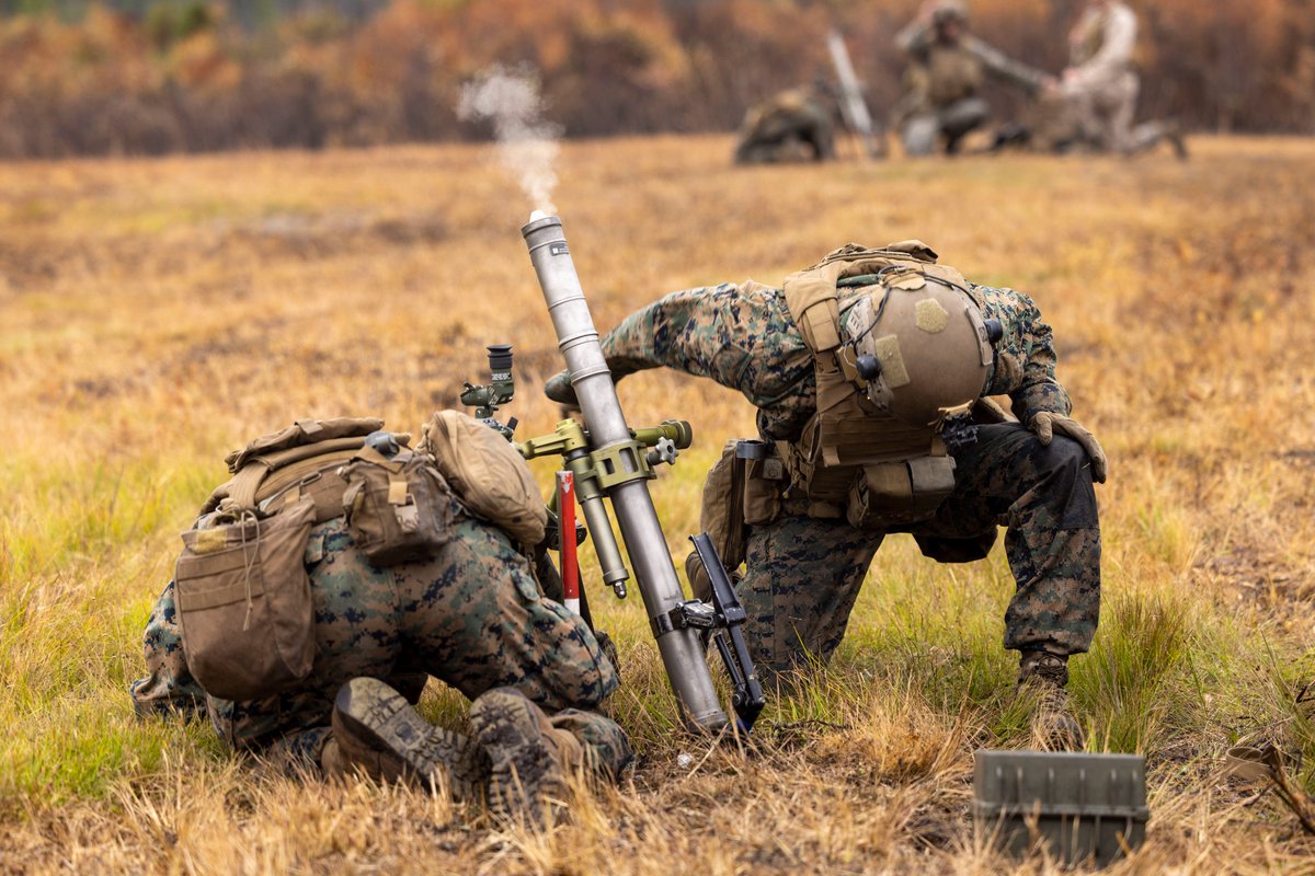 MARFORCOM's tweet photo. #Marines w/ @2dMarDiv, conduct a live-fire range during a #MCCRE on @camp_lejeune, N.C. MCCRE evaluates the unit’s #combatreadiness to prepare for future #deployments.
(#USMC photos by Cpl. Karlhendrix Aliten)
#WeHaveTheWatch #HomelandDefense #MarineCombatArms #EveryDomain https://t.co/ZFms5uAvXw