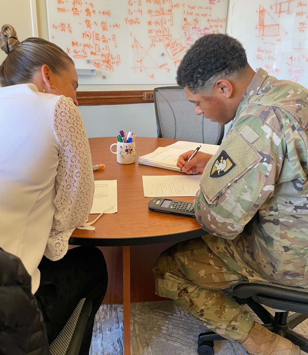 ADDITIONAL INSTRUCTION, often referred to as “AI,” is a session given by an instructor to help reinforce the class material. 

With some of the Nation’s most accessible faculty, as recognized by the #PrincetonReview, cadets are encouraged to seek AI as often as needed!