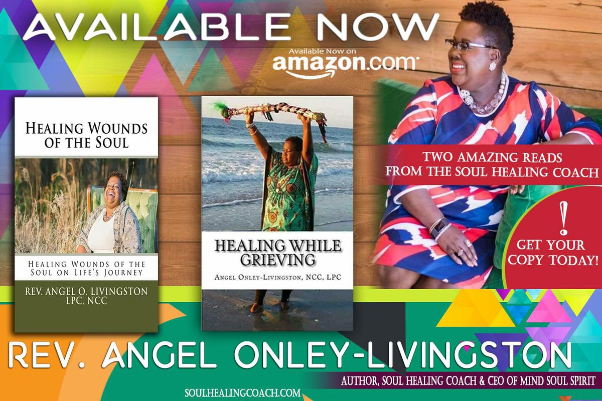 RevAOL's tweet image. Healing the wounds of our soul is a must.  Healing While Grieving is a must.  Check out both of my books on amazon today! #Grief #healingwhilegrieving #thesoulhealingcoach #Soul #wounds