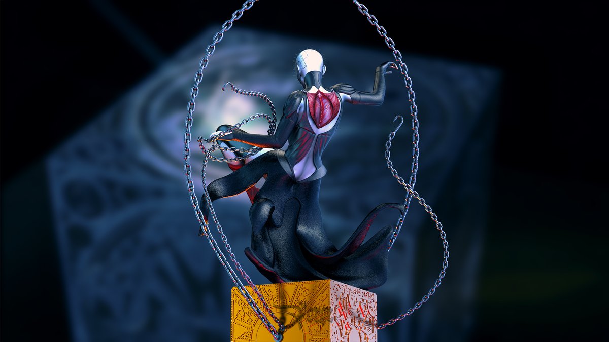 ForgeGabi's tweet photo. Happy Halloween!π
Model based on @MeghanHetrick artworkπ
#Hellraiser #Cenobite #Hellpriestess #zbrush #3dsculpt
#fanart https://t.co/LBI92mgkLb