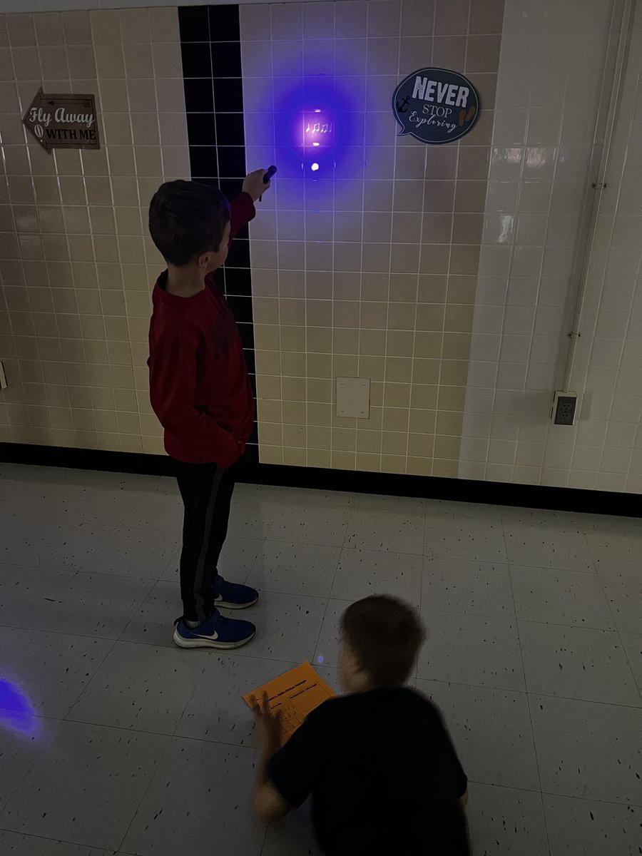 Last week third graders searched the walls to discover the mystery messages our Musical Monster left for them! They did a fabulous job reading the rhythms to decode his special message! <a href="/tullyelemjcps/">Tully Elementary</a>