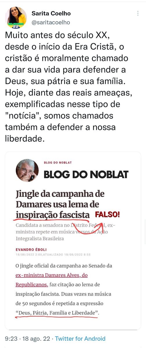 Eles chamam católicos tradicionais de fascistas. Não podemos tratar de outro jeito, senão como intolerância religiosa. É preciso deixar isso bem carimbado. Todo ataque a um católico ou a um evangélico com a pecha de fascista é uma forma de dar novo significado às suas religiões.