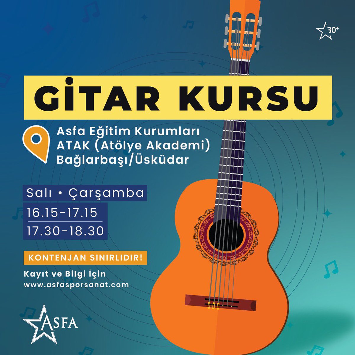 AsfaKoleji's tweet photo. Müziğin evrensel dilini keşfetmek, gitar ile farklı ritimleri yakalamak ve çocuklarımızın erken yaşlarda yetenek gelişimini sağlamak için gitar kursumuza bekliyoruz. #gitar #gitarkursu https://t.co/CFN8ZXTYXL