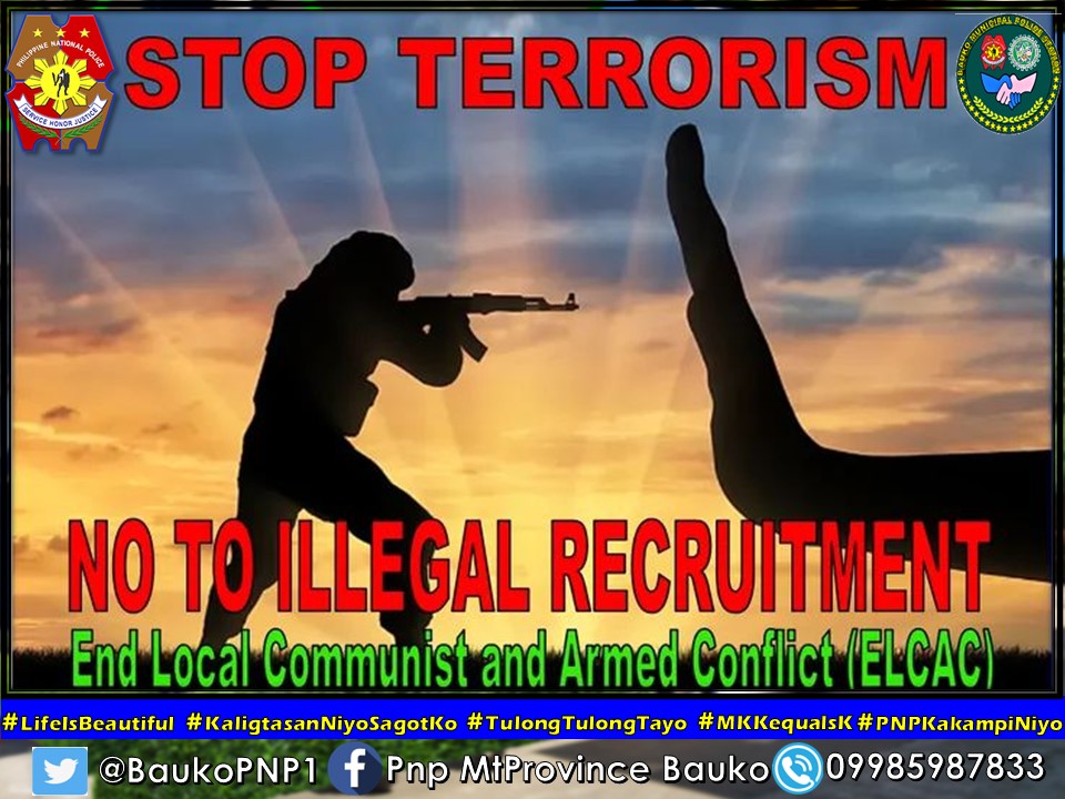 PNPBauko1's tweet photo. Stop terrorism!
#SupportELCAC
#HandsOffOurChildren
#sharethetruthsavethefuture
#π»ππππππ»ππππππ»πππ
#π·π΅π·π²πππππππ΅ππ https://t.co/LYDQ0wSJgp