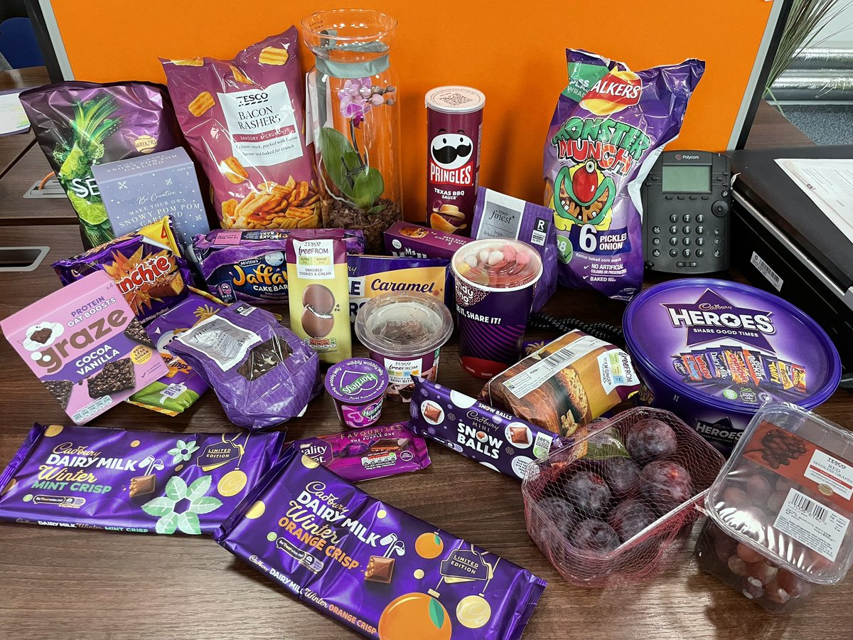It’s #PurpleTuesday and the Cura team are having a treat day in celebration 😍

We’re sure some of the Cura kiddies will be happy with any leftovers 😉 <a href="/wearepurpleorg/">Purple</a> <a href="/PurpleTuesNov/">Purple Tuesday</a>