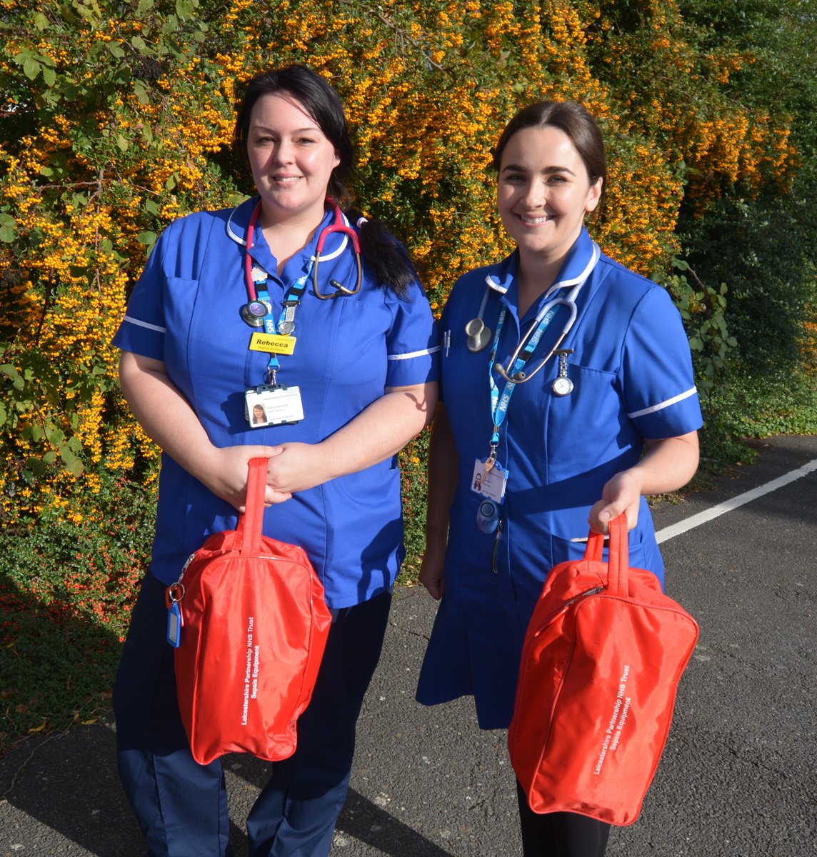 Rebecca Wainwright (left), Katherine Hill (right) and Katie Willis (not pictured) are the latest LPT district nurses, strengthening the clinical and operational leadership of our adult community nursing teams. Both were selected from within LPT for 1 year study + placements.