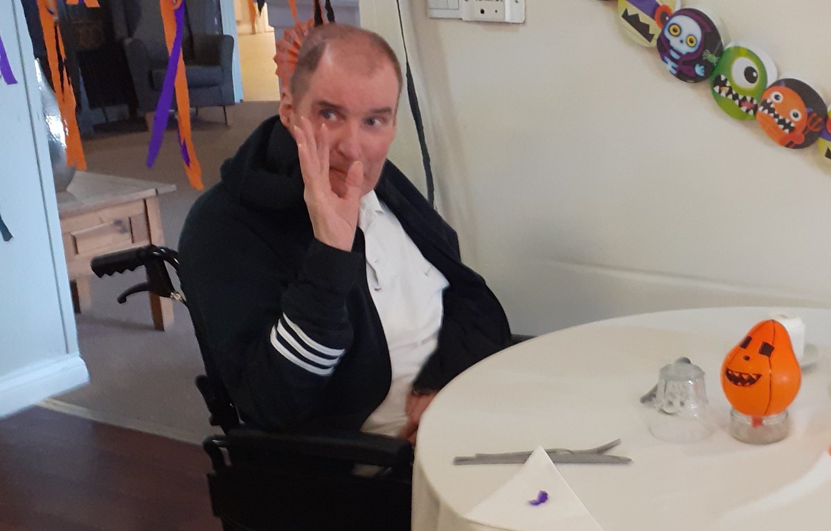 RegencyCareHome's tweet photo. We all had a spooktacular time at our Monster Ball yesterday!👻

Everyone loved all the decorations and delicious food we had to celebrate the occasion...

Our team members also had a fun time dressing up!

Thank you to everyone that came along to spend the afternoon with us!🤩 https://t.co/9dtFgexs9Y