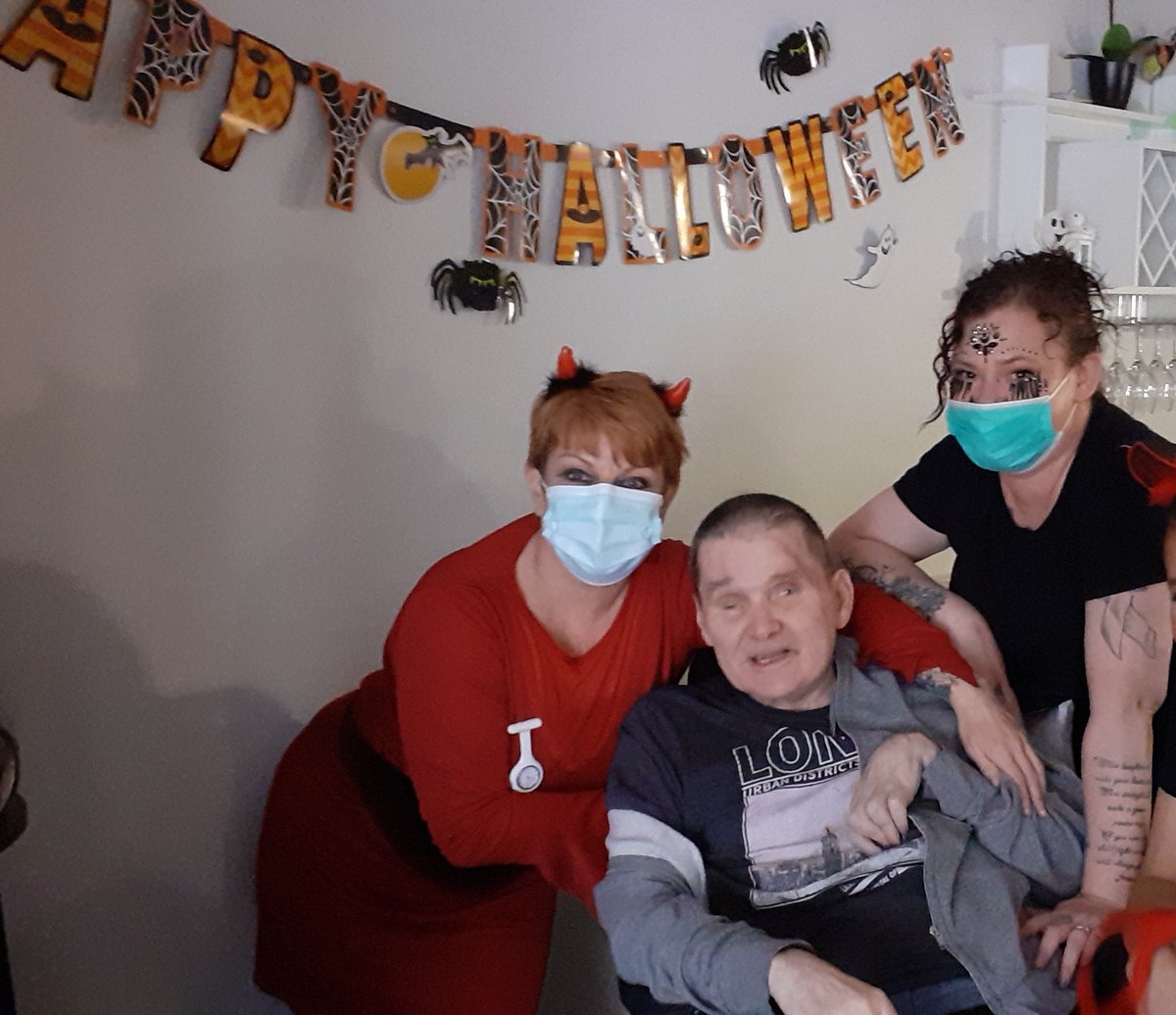 RegencyCareHome's tweet photo. We all had a spooktacular time at our Monster Ball yesterday!👻

Everyone loved all the decorations and delicious food we had to celebrate the occasion...

Our team members also had a fun time dressing up!

Thank you to everyone that came along to spend the afternoon with us!🤩 https://t.co/9dtFgexs9Y