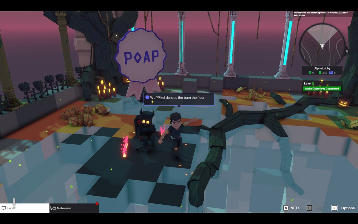 WoPPixel's tweet photo. @TheSandboxGame I just participated in The Sandbox Halloween Special Giveaway. At the top of the Halloween Alpha Lobby Parkour!
😈 👇 https://t.co/I0hBkxm5qL