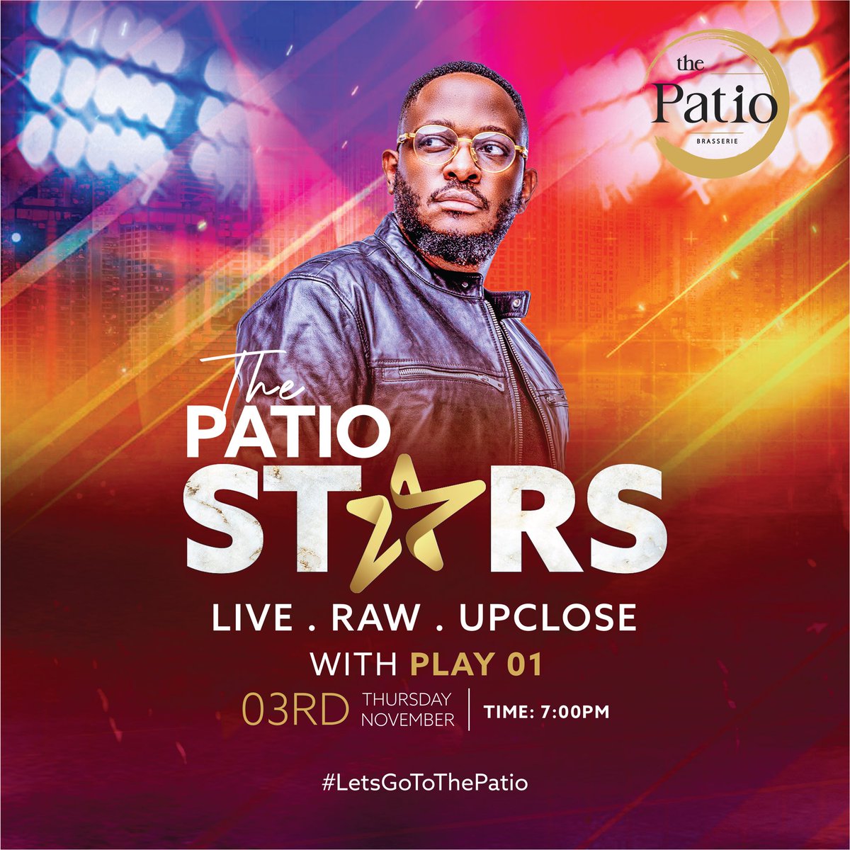 Two more sleeps away from @play01music’s #Aura and we get an exclusive listen at #ThePatioStars at @ThePatioUG am I even ready though, are we?🔥🔥🔥🔥
