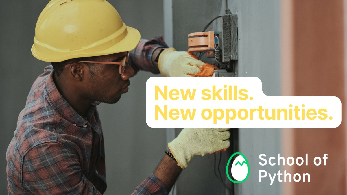 school_python's tweet photo. How much could you earn with #Python on your CV? 🤔🚀

Our online Python course takes as little as 16 hours to complete and offers practical, useful #coding skills for work.

And just now, #Scotland residents can enroll for FREE. 

Visit:  https://t.co/LywxerhlJz

@NMIS_group https://t.co/taktLKe48S