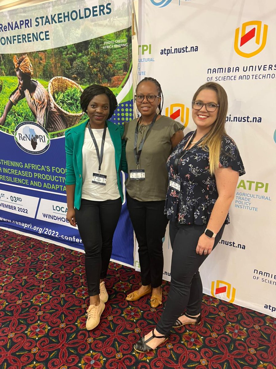 Khanimambah's tweet photo. Members of the @BFAP6 Commodity Markets and Foresight Division attending the 9th Annual @ReNAPRIconf Stakeholder Conference under the theme: Strengthening Africa's food systems through increased productivity, climate resilience and adaptation  @dipuo_boshomane @hattingjodie https://t.co/Tq85PgONdC