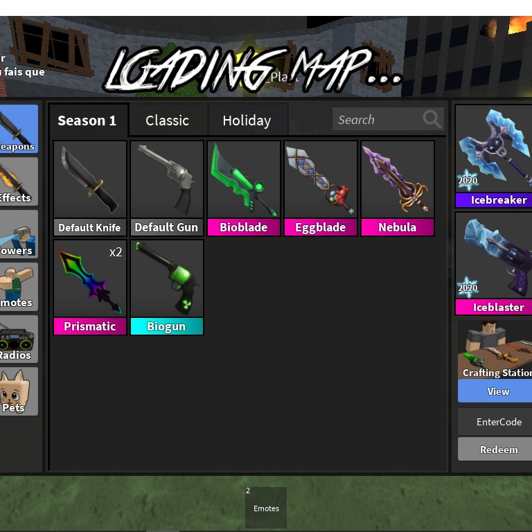 TRADING MM2 WEAPONS FOR RH HALOS, ITEMS AND DIAMONDS!!! PLS MAKE