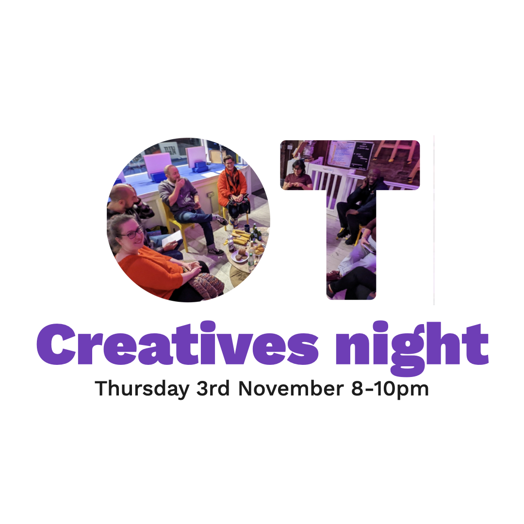 OTcreativespace's tweet photo. Its a new month which means it will be OT creatives night This Thursday! Woo Hoo! 

#OTcreativesnight #OTcreativespace #OTcreatives #artists #makers #creatives #musicians #oldtrafford #manchester #mcr #social #connect #support #share https://t.co/ACHrhW5kPn