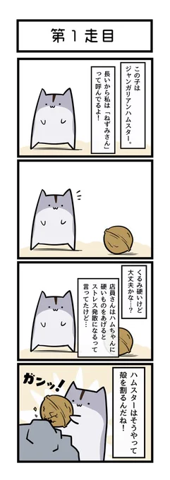 ほのぼのハムスター漫画 