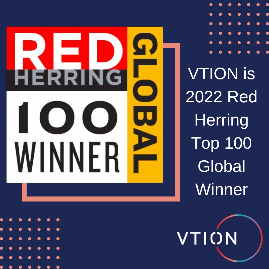 Proud to announce that VTION is 2022 Red Herring Top 100 Global Winner. This prestigious recognition is a great motivation to set higher goals and achieve more in the upcoming future.
<a href="/digitalherring/">Red Herring</a> <a href="/manoj_dawane/">Manoj Dawane</a> <a href="/sbvarudkar/">Shailesh Varudkar</a> 

redherring.com/events/red-her…

#martech #innovatingfuture