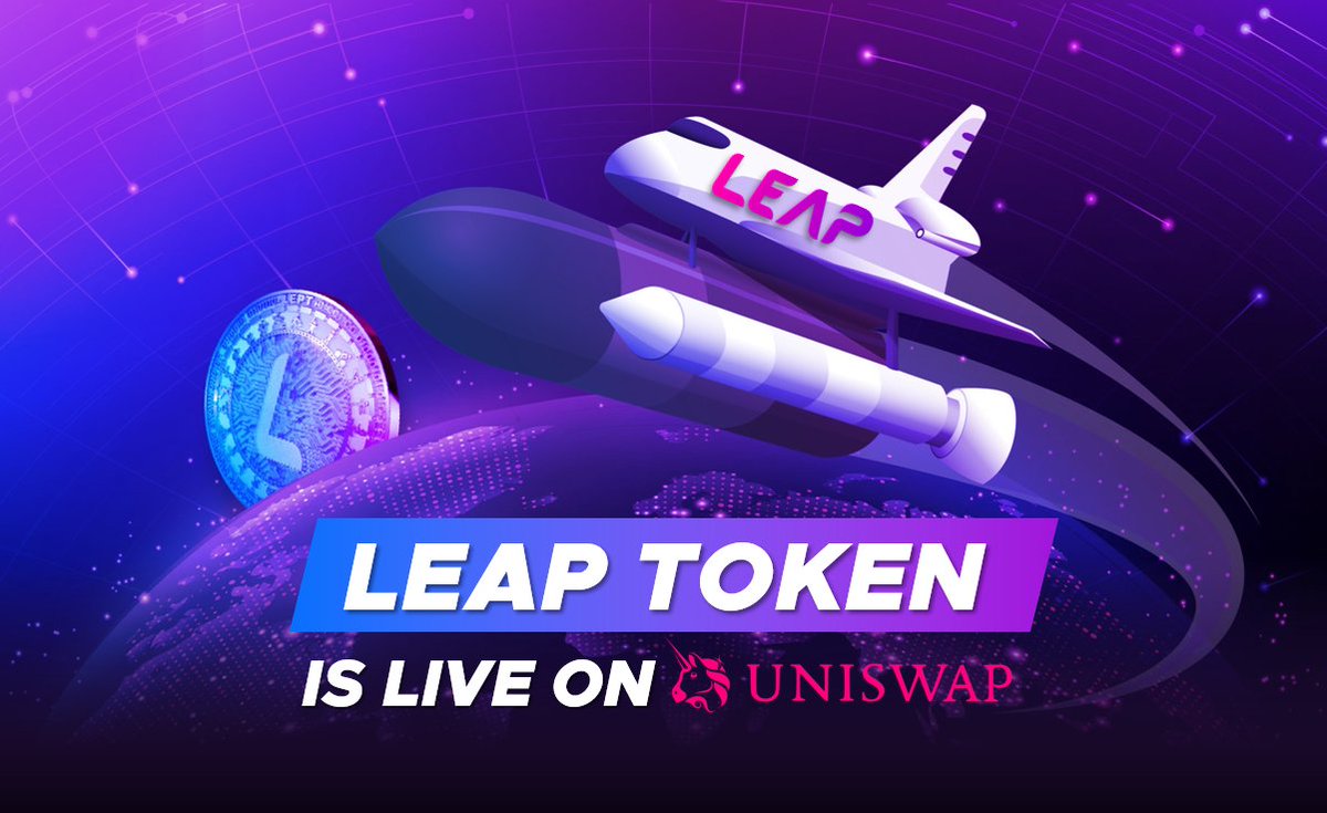Play_Leap's tweet photo. $𝐋𝐄𝐀𝐏 𝐓𝐨𝐤𝐞𝐧 is now available 𝐨𝐧 #Uniswap .

Let this start a new era for all web3 sports enthusiasts.✨

🔛 Uniswap https://t.co/3rROxaZcLU 
📃 Instructions: https://t.co/yFL3gFAn5y 

#leapin #playleap #p2e #leaptoken #web3 #token #listing #dex #uniswap #sports #sport https://t.co/QuhYR22H3Y
