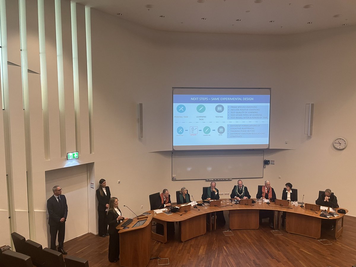 iMERR10's tweet photo. PhD defense of @telmakremer in progress. How do negative emotions affect learning of medical students? 
Find the thesis here: https://t.co/NtKWo0nJxn https://t.co/IhM6LlKxU6