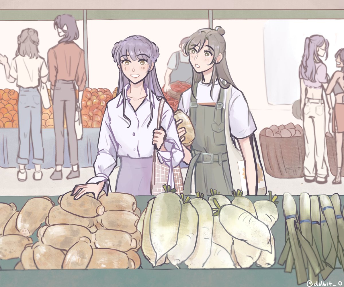 dalbit_0's tweet photo. combined day 1 &amp; 2 for this, family + food 💜💚 #SCWeek22 https://t.co/StprhdEBLz
