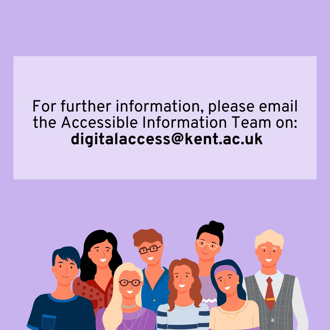 Join the Accessible Information Team for some Tech and Tea! 🍵

#UniKentWellbeing