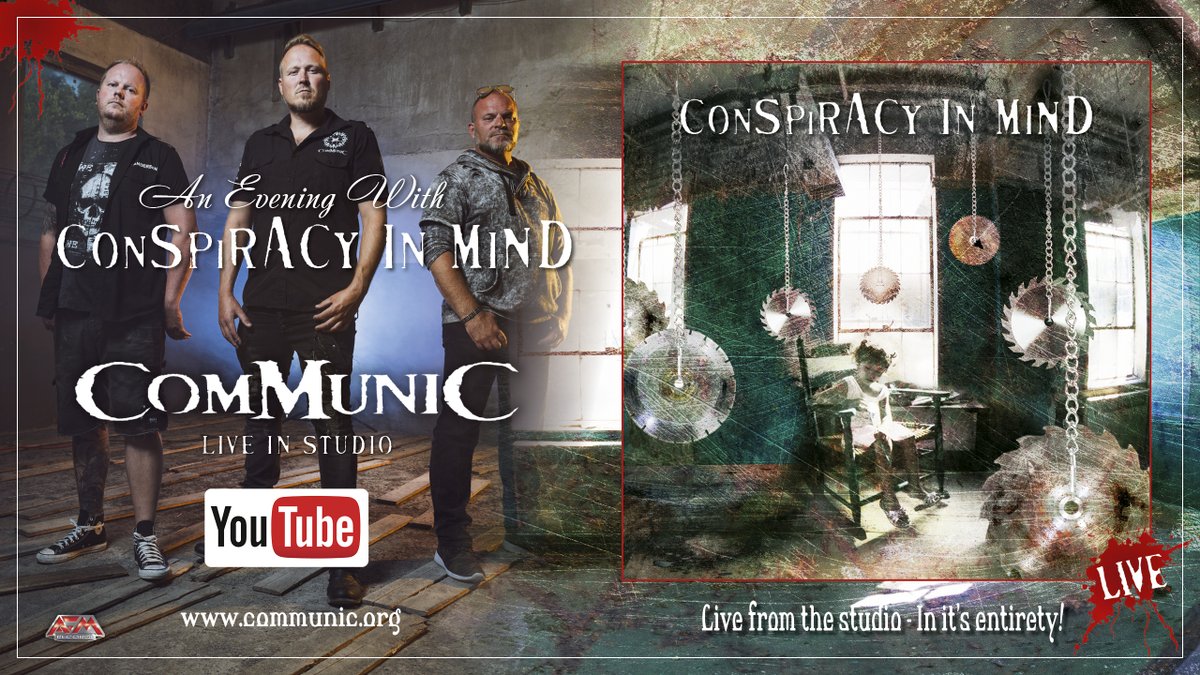 Coming soon, An evening with Communic in studio. Playing the complete CIM album live!