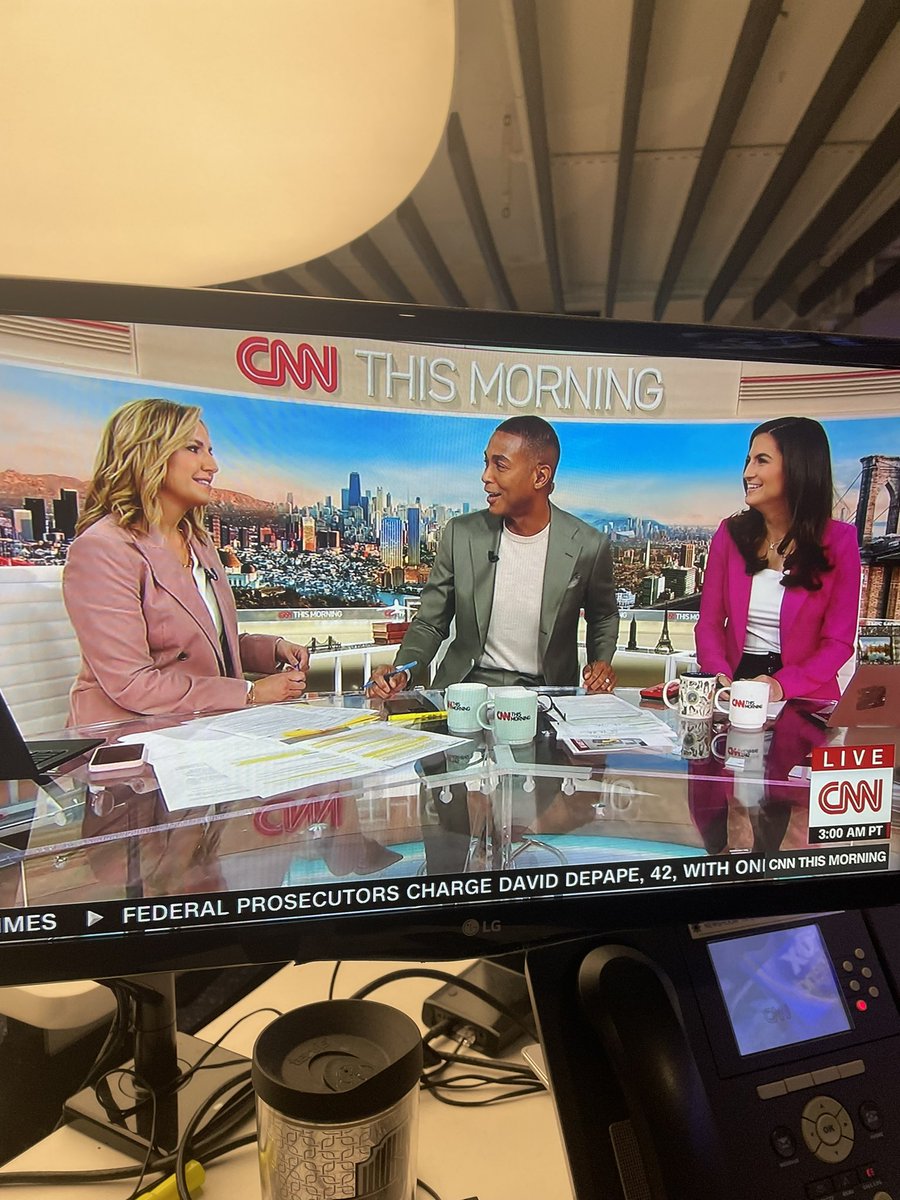 A new era begins! Congratulations @kaitlancollins, @PoppyHarlowCNN and @donlemon on the launch of the new show!