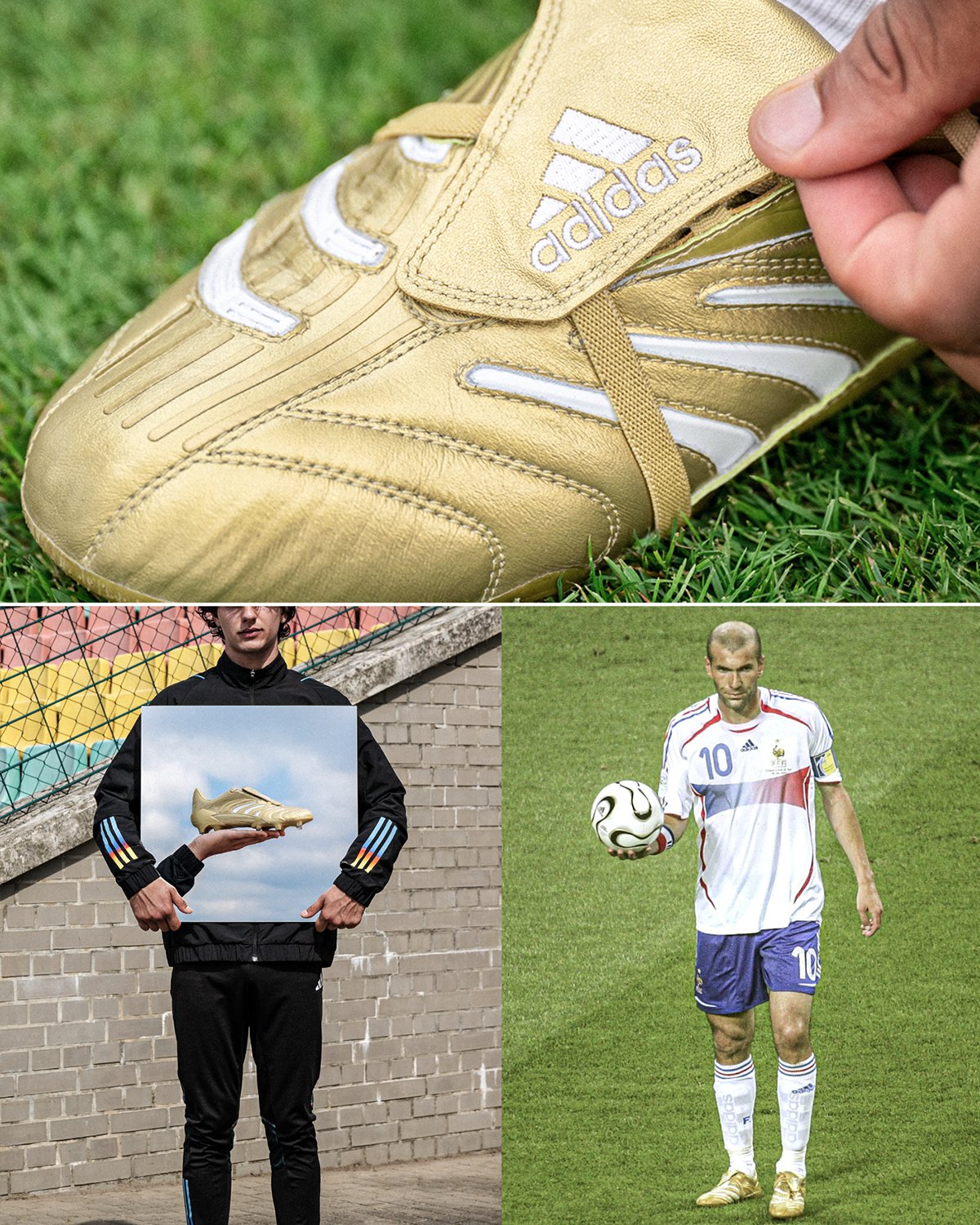 ESPN FC on Twitter: "Adidas have released the Gold Predator Absolute, worn Zidane in the 2006 World Cup. They're beautiful 🤩 / Twitter