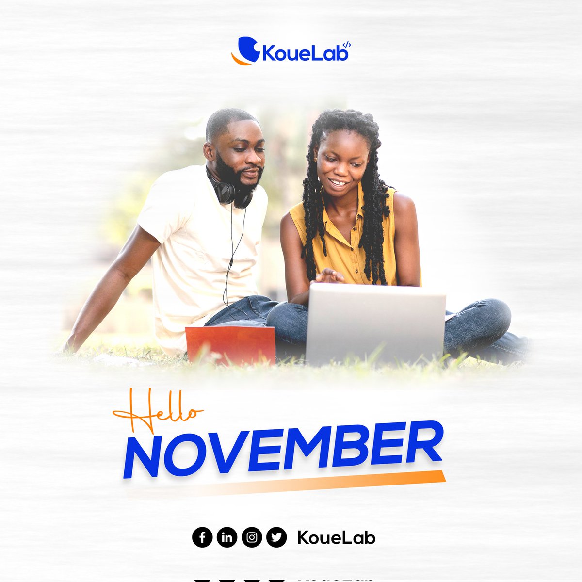 Koue_Lab's tweet photo. Nous vous souhaitons de passer un merveilleux mois de novembre ! ✨💙

Un mois fructueux, de partage, d'aide, d'amour et de solidarité. 💙💙💙

 #Novembre2022 #kouelab https://t.co/y6310Wique