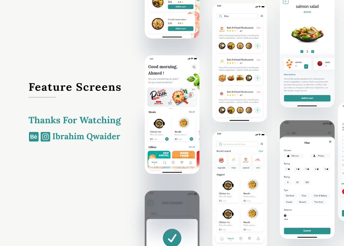 chef app design for meals

The application allows you to order meals from any restaurant and take advantage of the offers of the application

#restaurant #chef #design #ui #uiuxdesign #uxdesign #uxui #appdesign #appdesigner 

behance.net/IbrahimQwaider