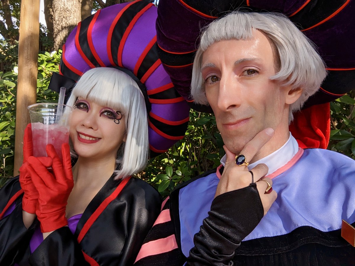 ディズニー仮装 ディズニーヴィランズ手下 ヴェール衣装