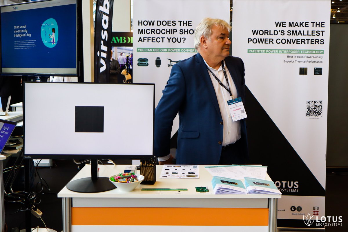 LotusApS's tweet photo. It was great for our team to participate at @DTS2021 last week! 🦾 We are amazed by the number and profile of interested professionals stopping by to get to know Lotus Microsystems in depth!  
@DanskIndustri @DTUtweet @EU_Commission @EU_EISMEA #semiconductors #Denmark #danmark https://t.co/Lu8snWyStp