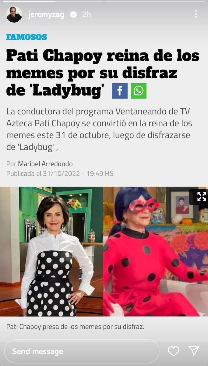 Chismes y risas sobre Paty Chapoy y Mariela Sánchez, image size:683x1200