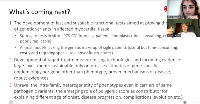 FranBermudz's tweet photo. Take advantage of the great opportunity to learn from this conversation between the internationally renowned ICC physicians Eloisa Arbustini  and @SilCastelletti 

Genetic testing in DCM - state of the art and future directions
https://t.co/HCCh0GTZ9X
#ESCGenomics @escardio https://t.co/vYRrvSyTxl