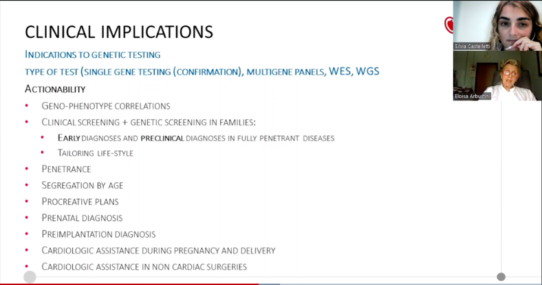 FranBermudz's tweet photo. Take advantage of the great opportunity to learn from this conversation between the internationally renowned ICC physicians Eloisa Arbustini  and @SilCastelletti 

Genetic testing in DCM - state of the art and future directions
https://t.co/HCCh0GTZ9X
#ESCGenomics @escardio https://t.co/vYRrvSyTxl