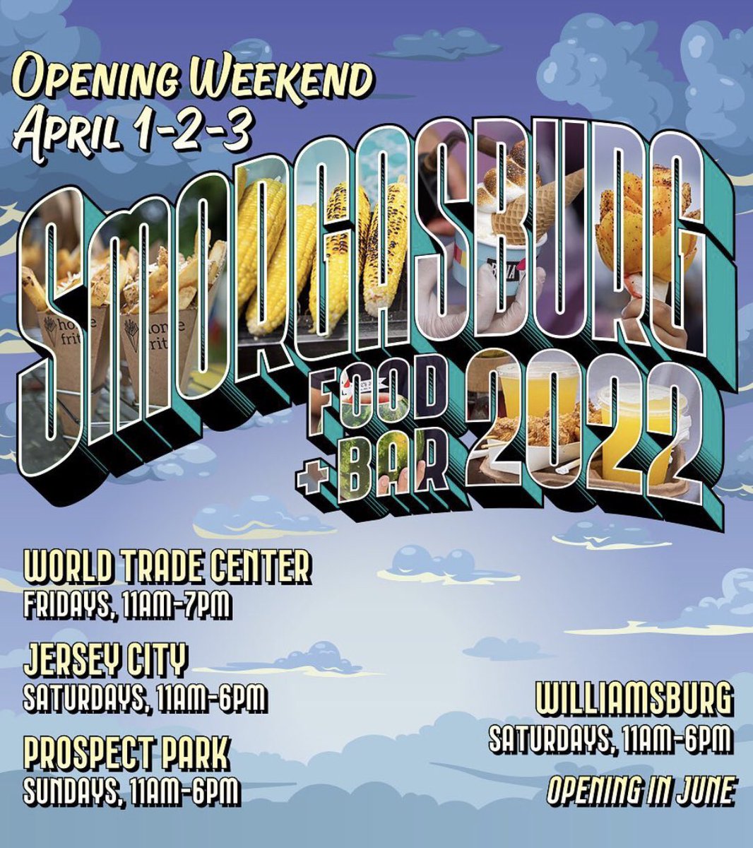 That’s a wrap! From opening weekend to Oct 30, thank you to everyone who stuffed their faces with us!! Our vendors truly are the hardest working crew, we can’t wait to meet our new smorg fam next season! 🙏