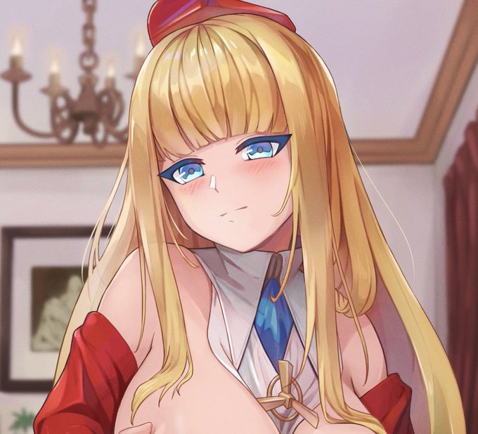 へ、陛下…♡

全年齢トリミング版
無修正イラストはpixivに載せてます

#ラストオリジン
#ラスオリ
#Last_Origin 
#라스트오리진
#アルマン枢機卿 