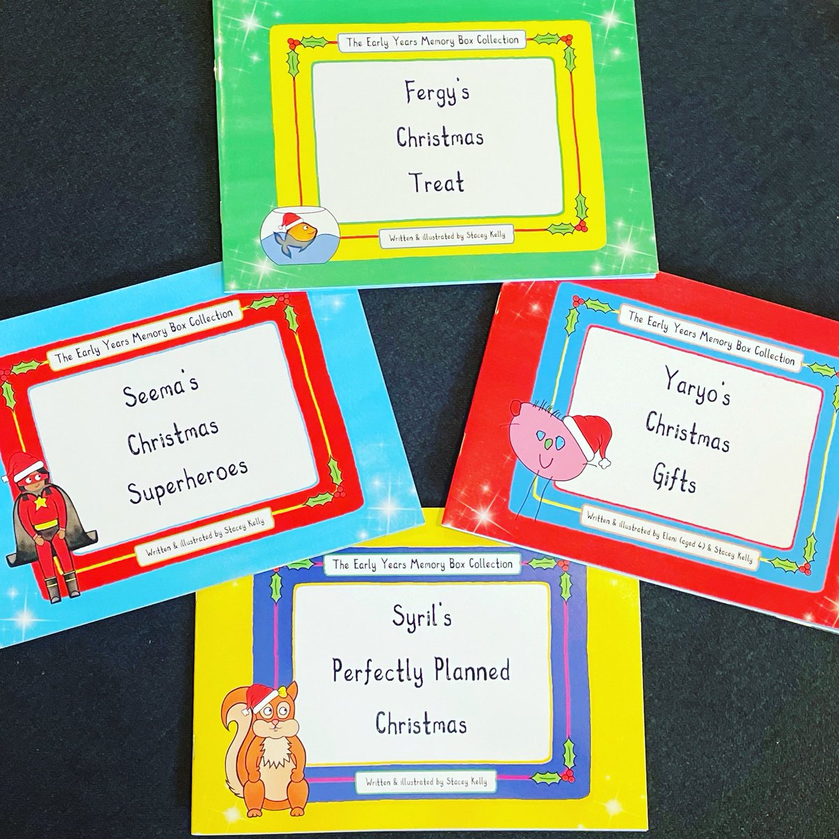Thinking about #ChristmasGifts yet? 

Our Christmas-themed books are the perfect gifts. 

Each one is rhyming, has a strong moral message that instils values &amp; self-esteem &amp; has a keepsake section to fill out at the back 🎄🧡💙🎄 

#childminder #DayNursery #parent