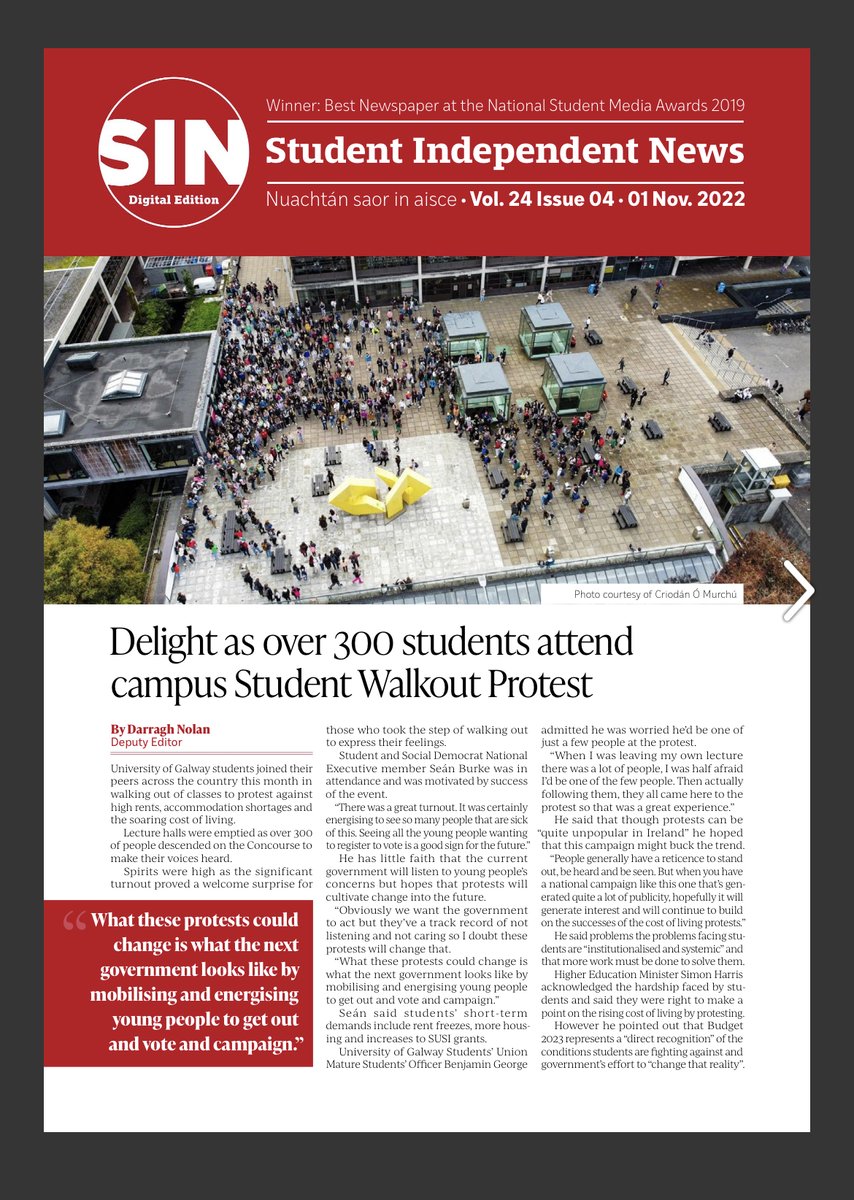 Comhaltas na Mac Léinn, Ollscoil na Gaillimhe tweet media