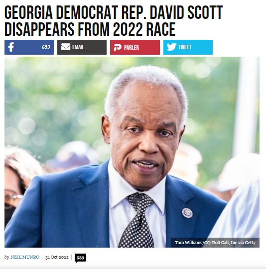 CivicViewPoint's tweet photo. 🔎Scott hasn't been seen since Sept. "He’s very feeble" Rumors are that he's in hospice - or worse.
#WhereisDavidScott?
📢Voters need answers!
@SeanHannity @TuckerCarlson @ShannonBream @IngrahamAngle @foxnewspolitics @garepublicans @gapundit @Mechracer74
https://t.co/P7O4gyON3H https://t.co/4N1VjxIFFS
